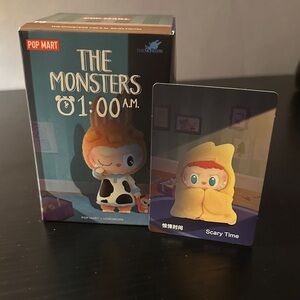 POP MART- The Monsters 1:00 A.M. Series- “Scary Time” Confirmed (NIB)